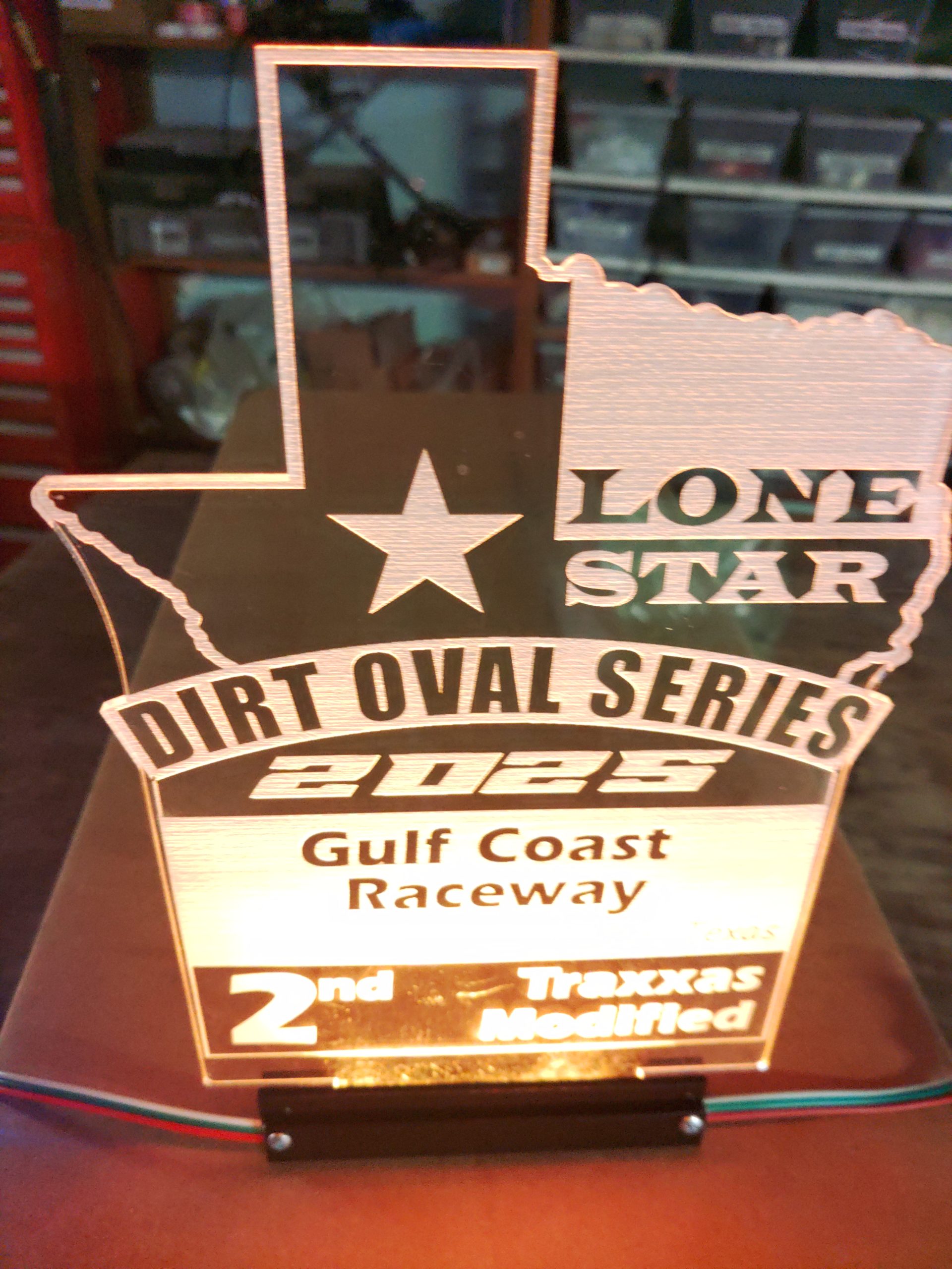 Minimal Display Bases for Lit Acrylic Awards